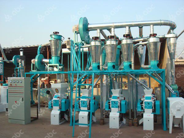 automatic flour mill plant