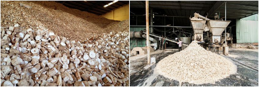 low cost cassava starch production line
