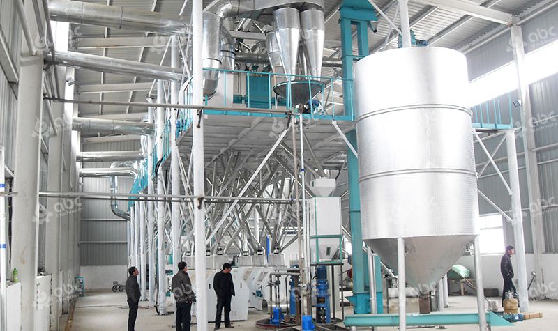 120T Commercial Flour Milling Plant