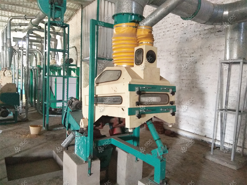 stone removal machine for maize flour production