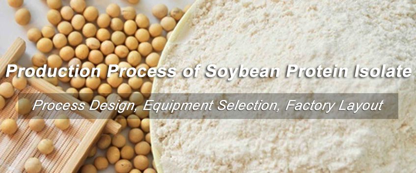 production process of soybean protein isolate product