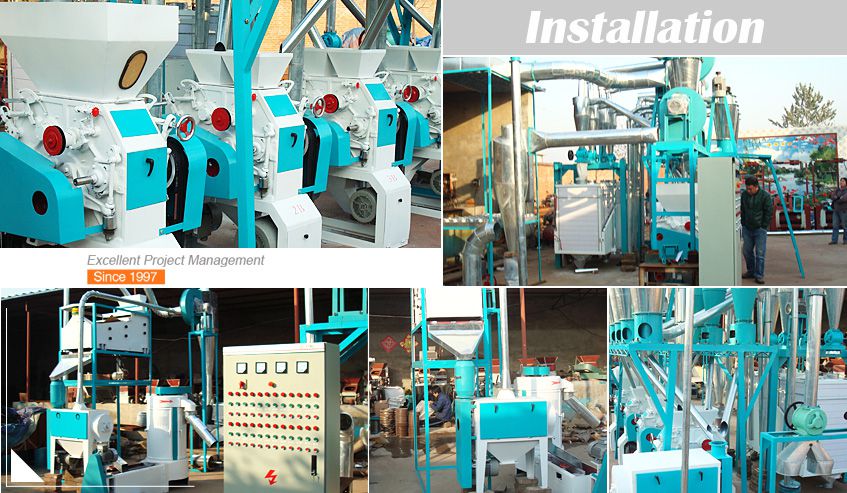 Small Scale Wheat Flour Mill Plant Installation
