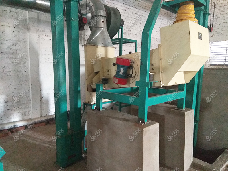 cleaning machine for maize flour milling business
