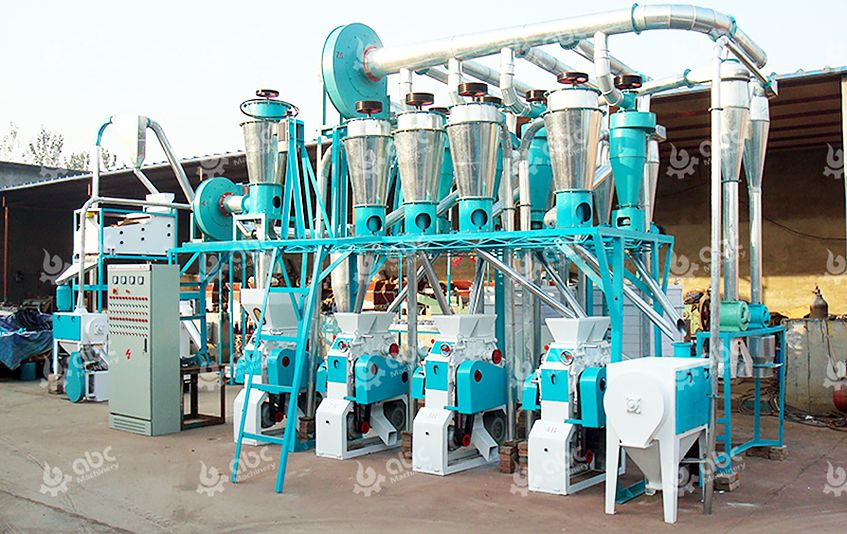 20tpd wheat milling machine plant