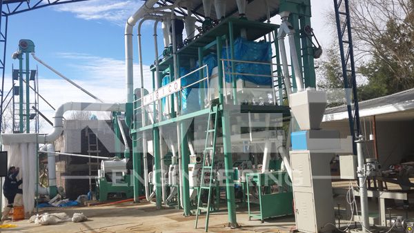 30ptd wheat flour mill project in chile