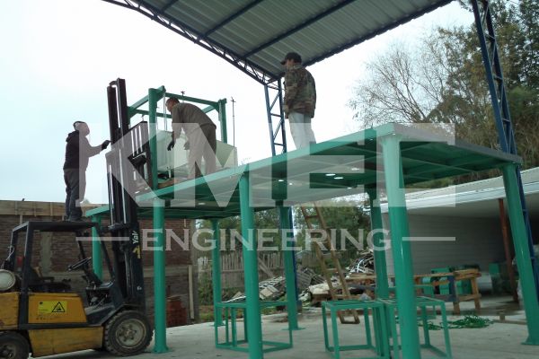building up flour mill steel structure