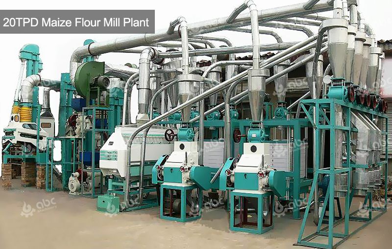 20TPD Maize Flour Mill Plant for Sale