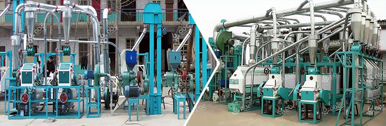 10~30tpd small maize flour milling machine for sales