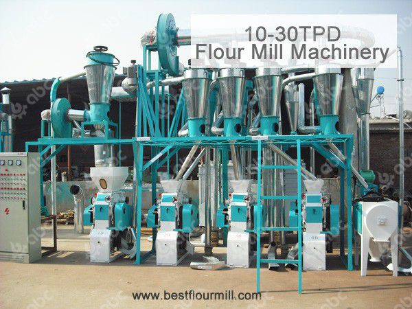 small scale flour mill machinery