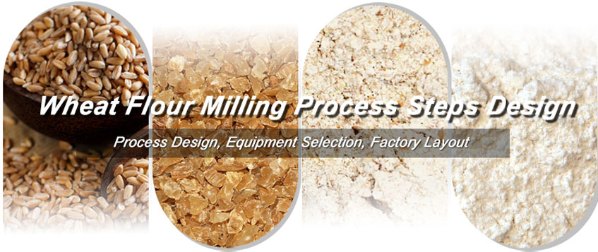 wheat flour manufacturing process steps flow chart